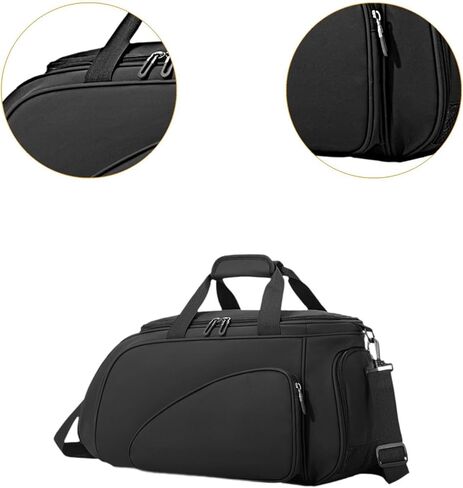 Table Tennis Training Bag Sports Gym Bag Partitioned Storage Crossbody Tote Ping Pong Equipment Carrier for Ping Pong Paddles in Kuwait