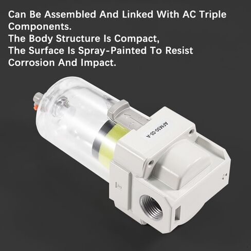 COKYIS AF/AFD/AFM20/30/40-M5/02/03/04 Air High-Rrecision Oil-Water Separation Filter Filtration Precision 0.01μm 0.3μm (Color : AFD30-03) in Saudi Arabia