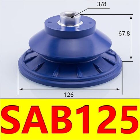 1Pcs Corrugated Suction Cup Strong Suction Nozzle Robot Accessories Vacuum Suction Cup Joint Set SAB(SAB30) in Saudi Arabia