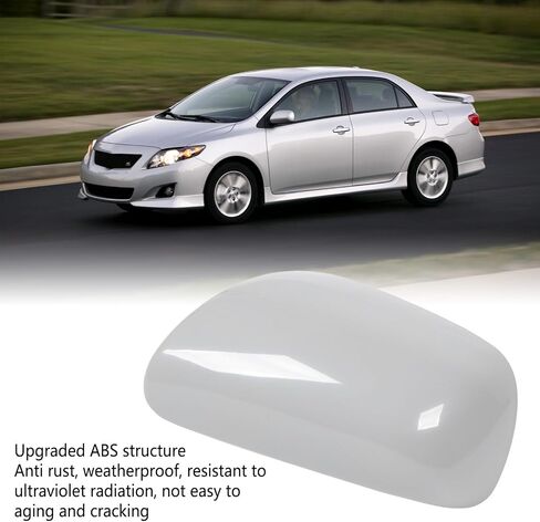 Rearview Mirror Cover, Exterior Door Mirror for Vehicle, Suitable for without Mirror Turn (Left: 87945‑02910) in Saudi Arabia
