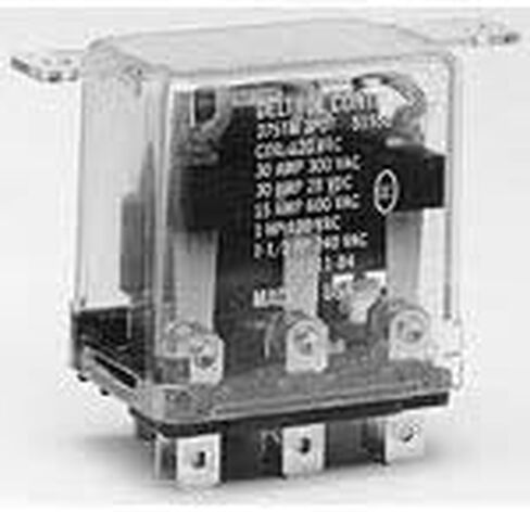 21009-82, Power Relay 24VAC 30A 3PST-NO ((80.26mm 59.69mm)) Flange Mount (2 Items) in Saudi Arabia