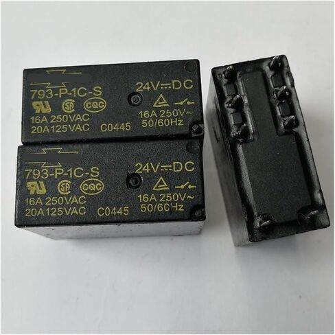 5PCS Relay 793-P-1C-S 12VDC 24VDC 8PIN 16A/250VAC (الحجم: 793-P-1C-S 12VDC) in Saudi Arabia