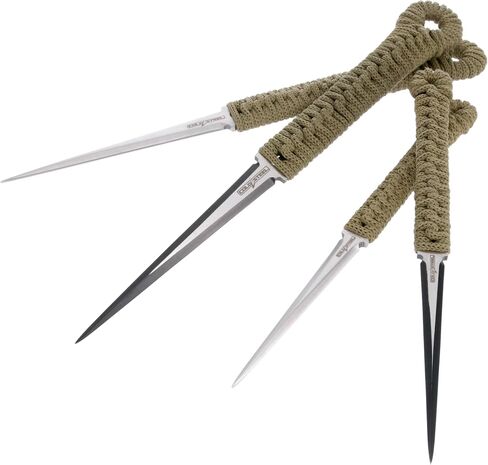 COLD STEEL Throwing Spikes / 2.5" & 3.5" Blades / 420SS / Nylon Sheath Pouch (4 Pack) in Saudi Arabia