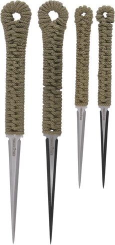 COLD STEEL Throwing Spikes / 2.5" & 3.5" Blades / 420SS / Nylon Sheath Pouch (4 Pack) in Saudi Arabia