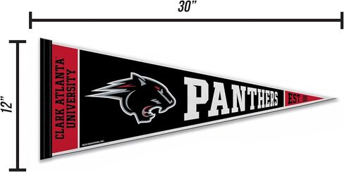 Rico Industries NCAA Clark Atlanta University Panthers - Cau Rally 12 "× 30" in Saudi Arabia