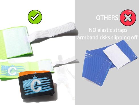 Youth Captain Armband for High School Soccer Team, Soccer Captain Arm Band for Child in Saudi Arabia