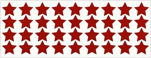 LiteMark Reflective White 1 Inch Stars Sticker Decals for Helmets, Bicycles, Strollers, Wheelchairs and More - Pack of 36 in Saudi Arabia