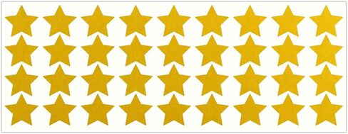 LiteMark Reflective White 1 Inch Stars Sticker Decals for Helmets, Bicycles, Strollers, Wheelchairs and More - Pack of 36 in Saudi Arabia