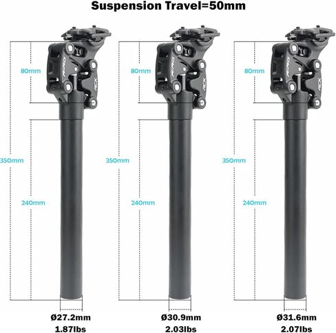 Seatpost Seatpost 27.2 مم 30.9 مم 31.6 مم مشاركات مقعد الدراجة للدراجة MTB/الحصى/الدراجة الإلكترونية/الدراجة/CURSIER ، φ27.2mm (1.87 رطل) ، φ30.9mm (2.03 رطل) ، و φ31.6mm (2.07 رطل) in Kuwait