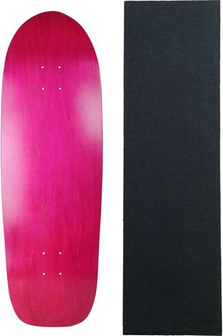 Moose Old School Skatoboard Deck فارغ الشكل الكامل 10 "× 33" مع ورقة غريبر سوداء in Kuwait