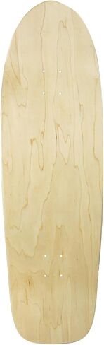 Moose Old School Skatoboard Deck فارغ الشكل الكامل 10 "× 33" مع ورقة غريبر سوداء in Kuwait