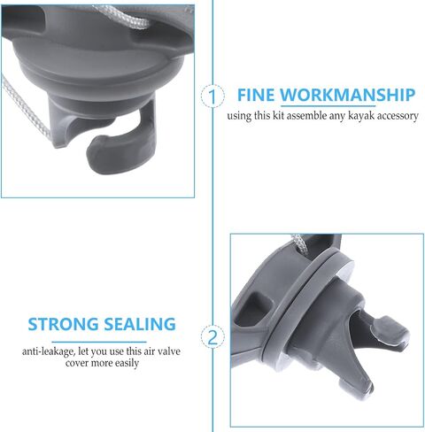 Inflatable Screw Air Valve: Inflatable Plug, Kayak Boat Paddle Board Valve Cover, Boat Air Plugs Replacement in Kuwait