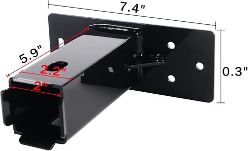 Hitch Wall Mount و Bike و Cargo Rack Grage Organizer ، حاملة شحن ، موسع مستقبلات Hitch ، Max Load 200 رطل in Kuwait