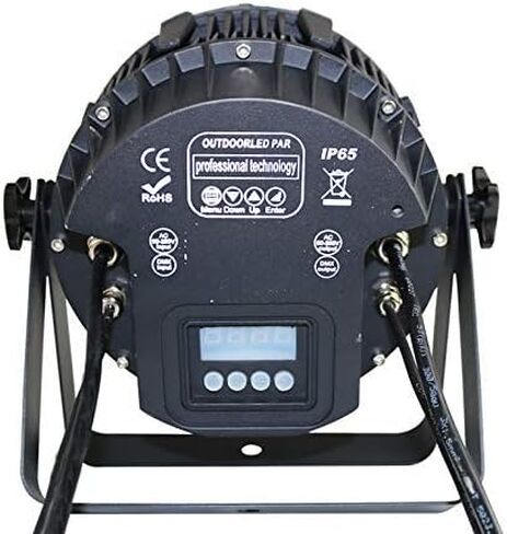 NovaBright NB-098 18x18W RGB TriColor 3in1 LED IP65 DJ Outdoor Professional LED Stage Light Waterproof Die Cast Aluminum Body 15/45 Degree for Disco, Church, Stage Lighting, Wall Washers (25 Degree) in Kuwait