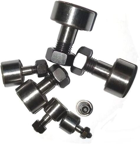 CF3,4,5,6,8,10,12,16,18,20,24 / KR10,12,13,16,19,22,30,32,35,40,52,62 Cam Follower Needle Roller Bearing Wheel and Pin Bearing(CF5 KR13 x4pcs) in Saudi Arabia