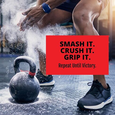 Death Grip Doom Stones Gym Chalk - 4 x 60g Discs -100% Pure Magnesium Carbonate - Rock Climbing, Lifting, Gymnastics, Weightlifting Chalk - Sports Hand Chalk for Grip, Gym Workouts & Reduced Sweat in Saudi Arabia