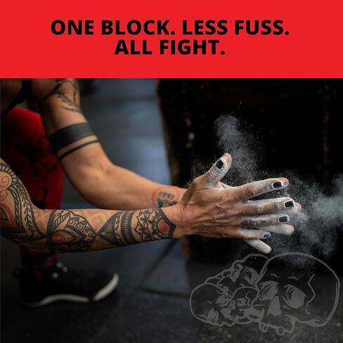 Death Grip Doom Stones Gym Chalk - 4 x 60g Discs -100% Pure Magnesium Carbonate - Rock Climbing, Lifting, Gymnastics, Weightlifting Chalk - Sports Hand Chalk for Grip, Gym Workouts & Reduced Sweat in Saudi Arabia