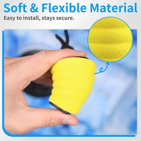 مجموعة المكونات Ganfindx Kayak Scupper-سدادات تصريف عالمية لأجهزة الكاياك على اعتصام ، ومرونة عالية EVA ، تناسب 1.4-1.7 "Scuppers ، وألوان متعددة وأحجام الحزم (Black-4 Pack) in Kuwait