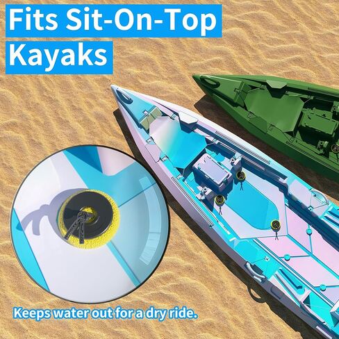 مجموعة المكونات Ganfindx Kayak Scupper-سدادات تصريف عالمية لأجهزة الكاياك على اعتصام ، ومرونة عالية EVA ، تناسب 1.4-1.7 "Scuppers ، وألوان متعددة وأحجام الحزم (Black-4 Pack) in Kuwait