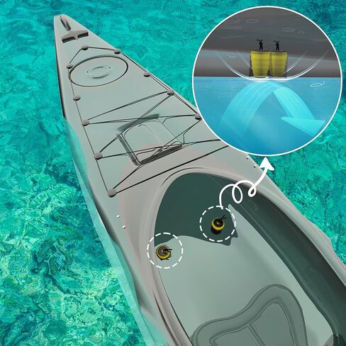 مجموعة المكونات Ganfindx Kayak Scupper-سدادات تصريف عالمية لأجهزة الكاياك على اعتصام ، ومرونة عالية EVA ، تناسب 1.4-1.7 "Scuppers ، وألوان متعددة وأحجام الحزم (Black-4 Pack) in Kuwait