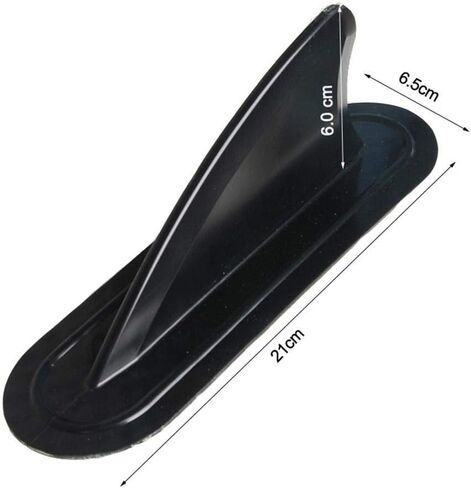 2PCS Surfboard Fin ، زعنفة تتبع Kayak Skeg ، PVC Side Fin ، قوارب الكاياك Skeg تتبع زعنفة لزارع زورق القوارب القابلة للنفخ (أسود) in Saudi Arabia