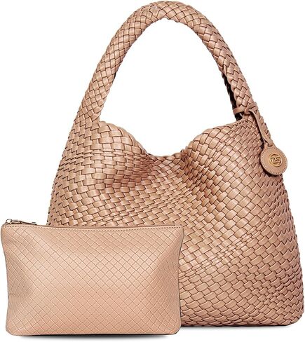 Woven Tote Bag for Women Woven Purse Large Weave Purse with Top Handle in Saudi Arabia