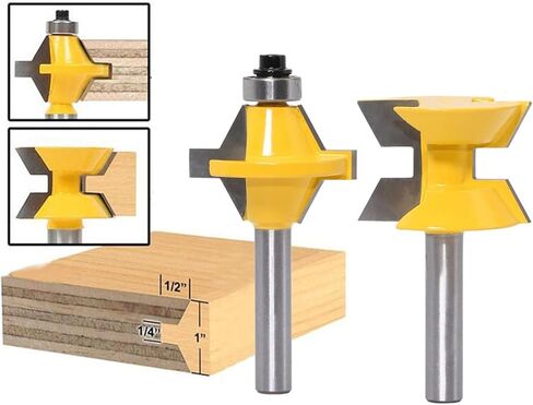 8mm "shank Milling Cutter Head Woodworking Groove Chisel Tool 1pcs(12.7mm shank) in Saudi Arabia