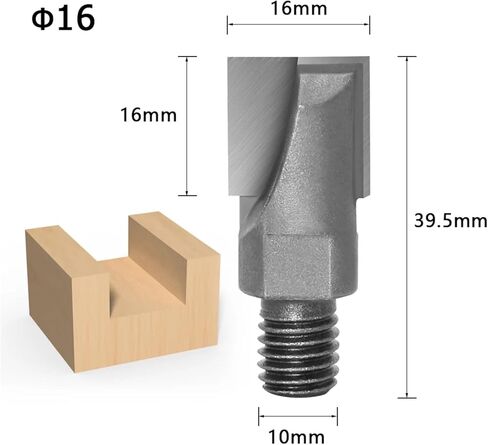 10MM Handle Milling Cutter Woodworking Tool 1pcs(10X19mm) in Saudi Arabia