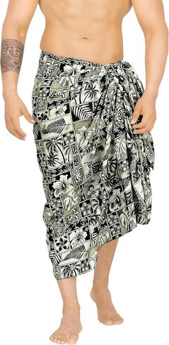 LA LEELA Men's Beach Cover Up Swim Sarong Wraps in Saudi Arabia