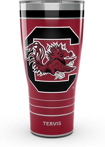 Tervis Traveler South Carolina Gamecocks - MVP Triple Walled Insulated Tumbler Travel Cup Keeps Drinks Cold & Hot, 20oz, Stainless Steel in Kuwait