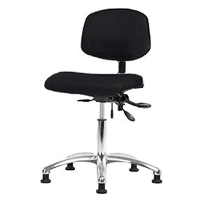 توماس ECOM VDHCH-CR-T0-A1-RG-C8540 كرسي مكتب الفينيل البحري مع قاعدة كروم ، وذراعين قابلة للتعديل ، انزلاقات سوداء in Kuwait