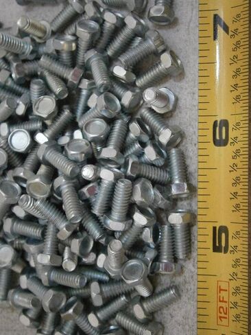 حزمة جديدة من مسامير الماكينة #8/32 × 3/8 "طالبة من الزنك السداسي الفولاذ الزنك من 100 #5167 متعددة الأغراض مجموعة متنوعة شاملة للأجهزة. in Saudi Arabia