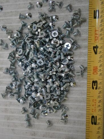 New Pack of Machine Screws 4/40 x 3/16 Phillips Flat Head Steel Zinc Plated Lot of 100#2391 Multi-Purpose Comprehensive Hardware Fastener Assortment Kit WnyNEH05157 in Saudi Arabia