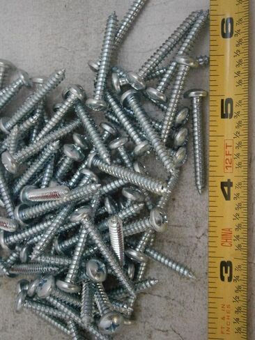 New Pack of Sheet Metal Screw #8/32 x 1-1/4" Long Phillips Flat Head Type AB Lot of 82#5420 Multi-Purpose Comprehensive Hardware Fastener Assortment Kit WnyNEH05135 in Saudi Arabia