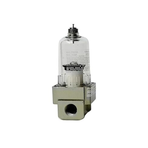 Air Filter AF2000-02 1/4'' Pneumatic Air Water Filter Manual Drain oil separator(With-4mm-Fittings,Fiber Filter) in Saudi Arabia