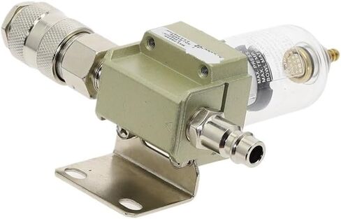 AF2000-02 Compressed Air Compressor in Line Moisture Water Filter Trap 1/4" W Pneumatic EU Fittings(AF2000-02-EU Fitting,14MM) in Saudi Arabia