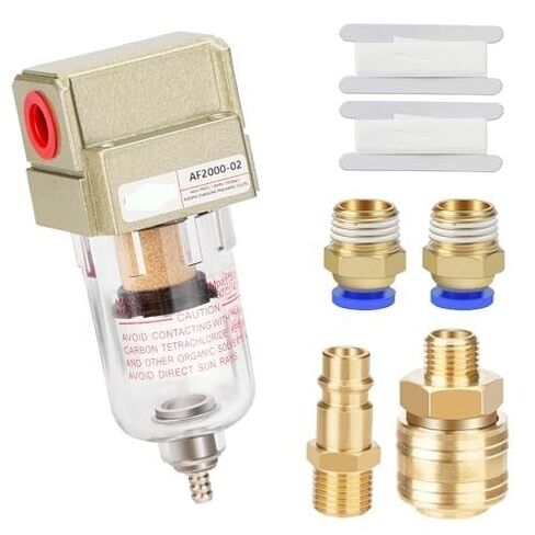 1 Set of 1/4 inch air Filtration regulating Compressor, Oil-Water Separator, air Pipeline Filter Drain Valve in Saudi Arabia