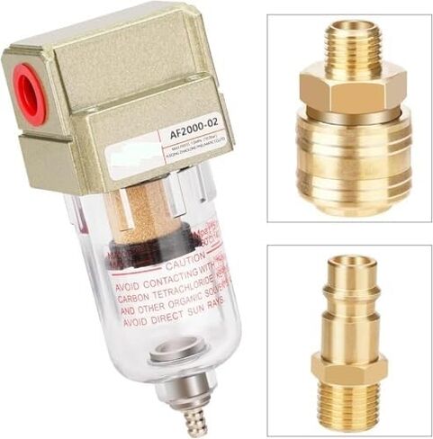 1 Set of 1/4 inch air Filtration regulating Compressor, Oil-Water Separator, air Pipeline Filter Drain Valve in Saudi Arabia