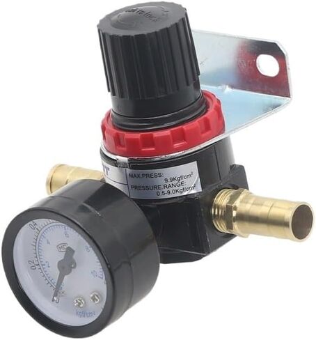 AR2000 1/4 "مؤشر ترابط أنابيب الخيط الهوائية الهوائية ضاغط الضغط منظم صمام تقليل 4MM-16MM موصل تجهيزات الاتحاد الأوروبي (AR2000 ، AR2000) in Saudi Arabia