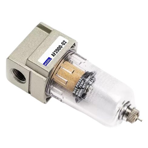 Source Processor AF2000 Copper Filter Air Pump Filter Oil Water Separator Pneumatic Components Air Compressor 1/4 AF2000-02(AF2000-304-BT,6MM) in Saudi Arabia