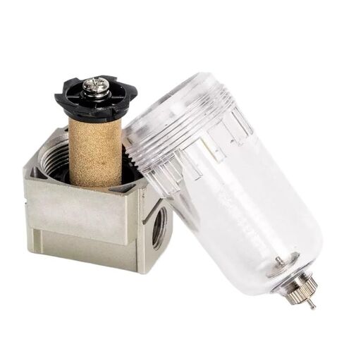 Source Processor AF2000 Copper Filter Air Pump Filter Oil Water Separator Pneumatic Components Air Compressor 1/4 AF2000-02(AF2000-304-BT,6MM) in Saudi Arabia