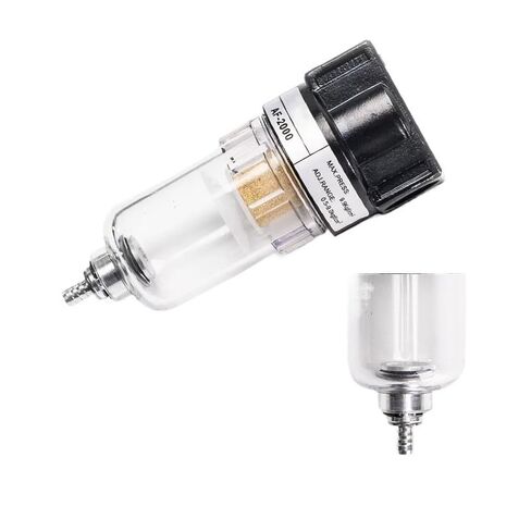 Source Processor AF2000 Copper Filter Air Pump Filter Oil Water Separator Pneumatic Components Air Compressor 1/4 AF2000-02(AF2000-304-BT,6MM) in Saudi Arabia