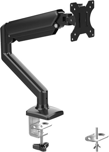 GB2003-1 Monitor Monitor Arm Desk Mount لشاشة 13 "إلى 32" ، وقصة شاشة واحدة من غاز الربيع ، والوزن 2-9 كجم ، والارتفاع القابل للتعديل فيسا 75 و 100 مم ، أسود in Saudi Arabia