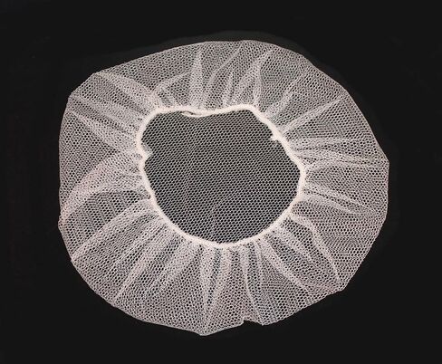 Keystone Adjustable Cap 109HPI21WH Heavyweight Honeycomb Nylon Hairnet, 21", White (Pack of 100) in Saudi Arabia