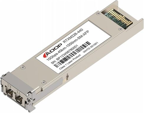 XFP-10GER-OC192IR Compatible 10GBASE-ER/EW and OC-192/STM-64 IR-2 XFP 1550nm 40km DOM LC SMF Transceiver Module in Saudi Arabia
