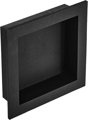 مكيف دش Vevor ، 16 × 32 بوصة + 16 × 32 بوصة جدار راحة مع رف متحرك ، 4 بوصات صابون وشامبو ، منظم تخزين مربع ، زوايا مربعة ، مقاومة للماء ، أسود للاستحمام الحمام in Saudi Arabia