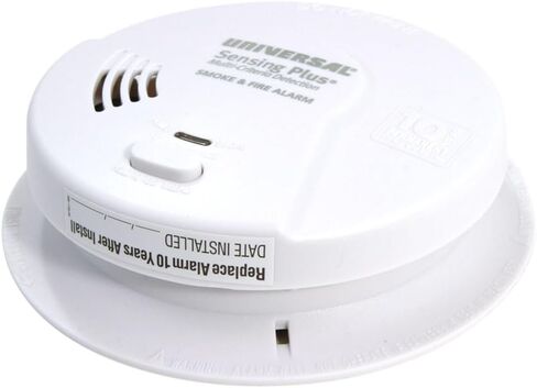 USI AMI3051SB Sensing Plus Smoke & Fire Alarm with 10 Yr Sealed Battery, 8th Edition in Saudi Arabia