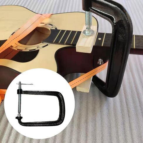DYNWAVE Acoustic Guitar Bridge Clamp, Bridges Repair Tool, Fixture Clip Guitar Maintenance Clamp, Wooden Guitar Bridge Clamp Guitar Accessory for Luthier, with Fixture in Saudi Arabia