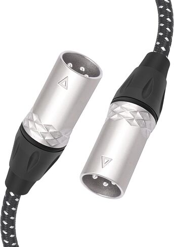 10ft 3-pin xlr أنثى إلى سلك الميكروفون الإناث ، xlr female dmx cable patch stitls for audio and sound equipments-2pack in Kuwait