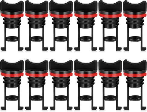 Boao Nylon Kayak Drain Plugs Thread Drain Plugs for Kayak Dinghy Canoe Boat (Red, 12 Pieces) in Saudi Arabia